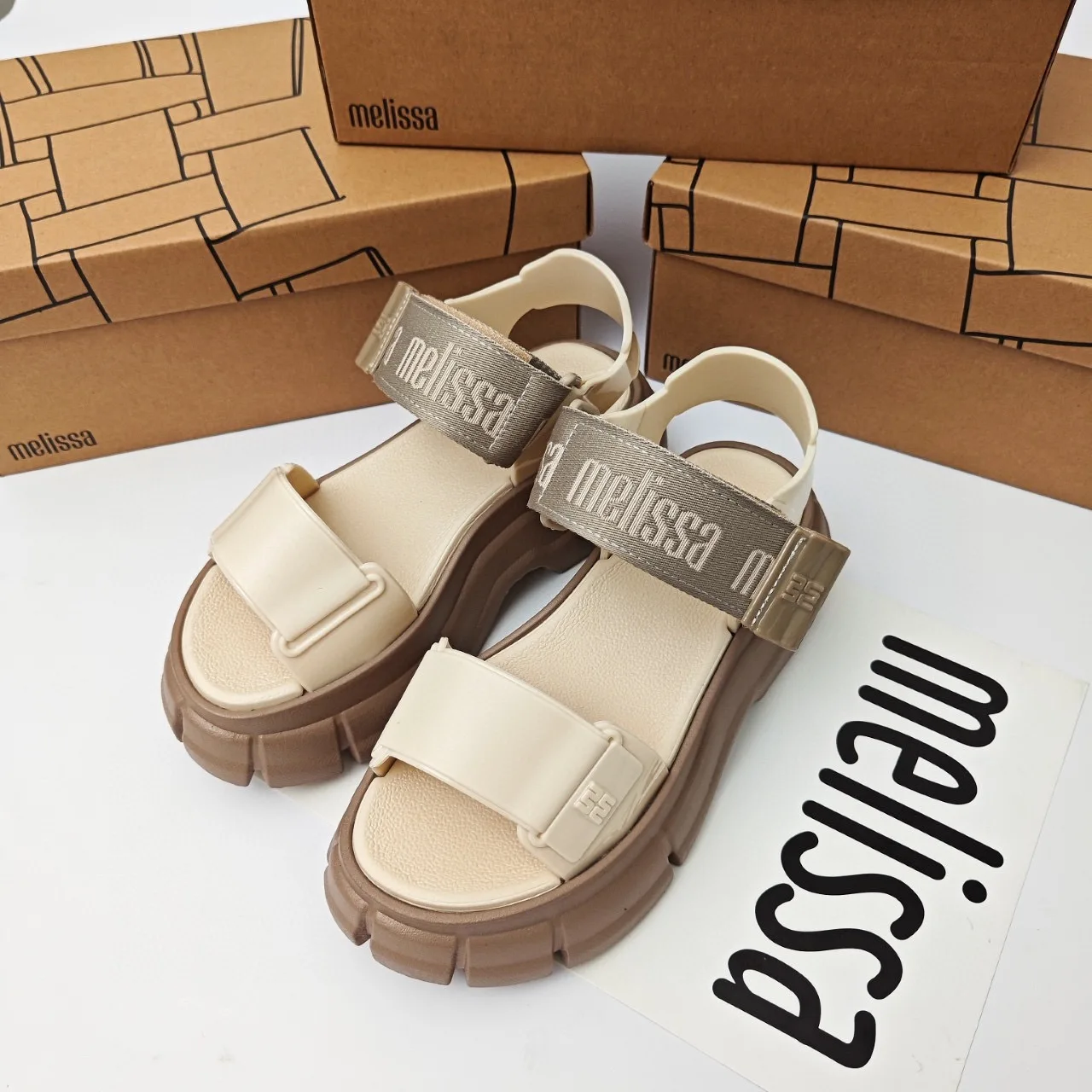 Women\'s Muffin Shoes Fashion Ladies Thick Soled Casual Print Sandals Adult Casual Beach Shoes Female Size 35-40