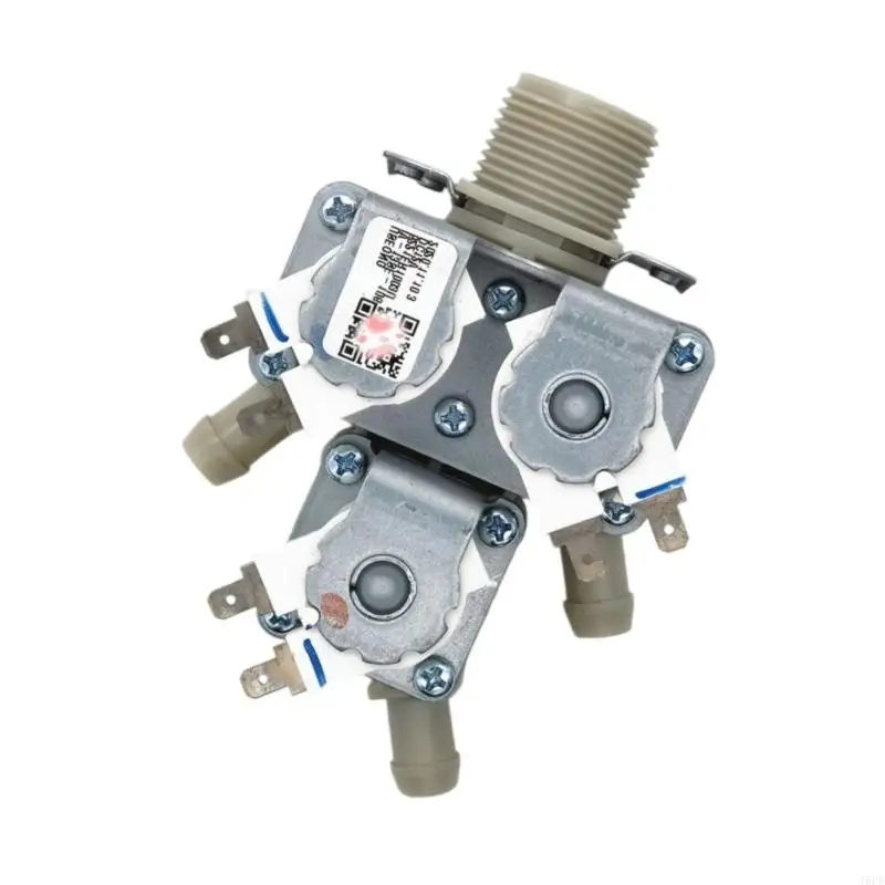 J6PE صمامات التحكم في المياه متعددة المنفذ DC12V لقطع غيار الغسالات