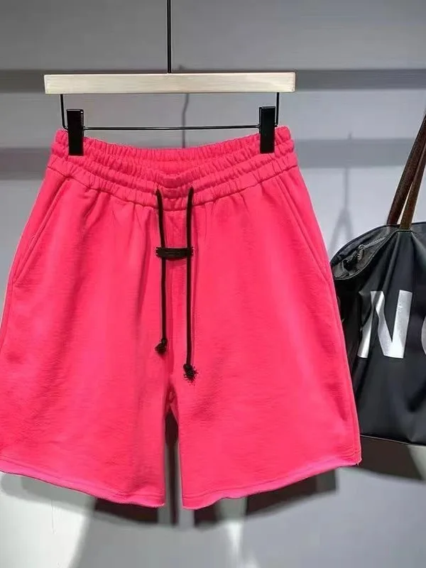 

Японский повседневный свободный трикотаж из хлопка, мужской летний свободный крой длиной пять четвертей, дышащий, удобный, прямые ноги