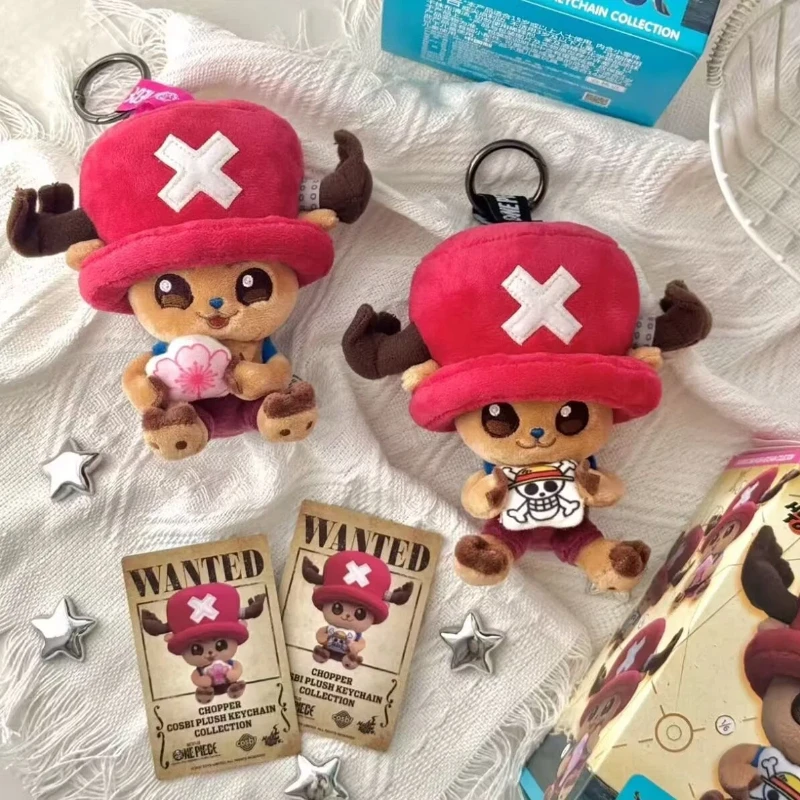 

Оригинальный плюшевый брелок Hot Toys One Piece Chopper Cosbi, коллекционная мини-фигурка, подарок для мужчин, аниме-мерч, сюрприз-бокс