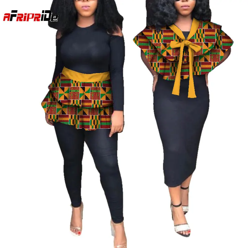 2024 African Necklaces for Women Shawl African Women Waist Skirt 2 Ways To Wear Ankara False Collar SP072