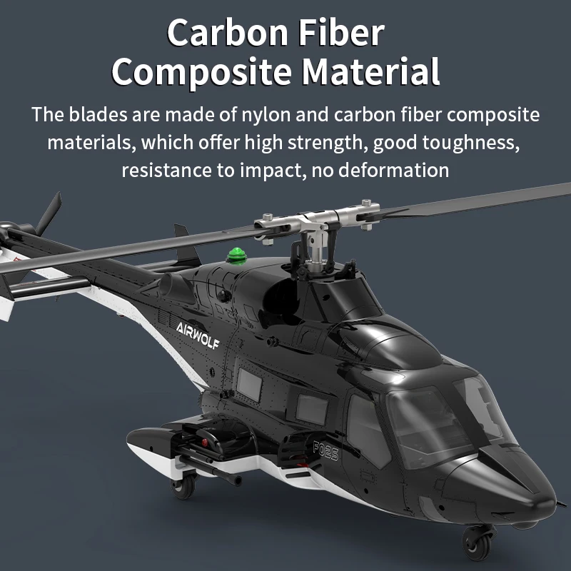 Yuxiang New RC simulation Airwolf armed helicopter GPS positioning 1/34 F02S 2.4G dual brushless motor remote control adult toy