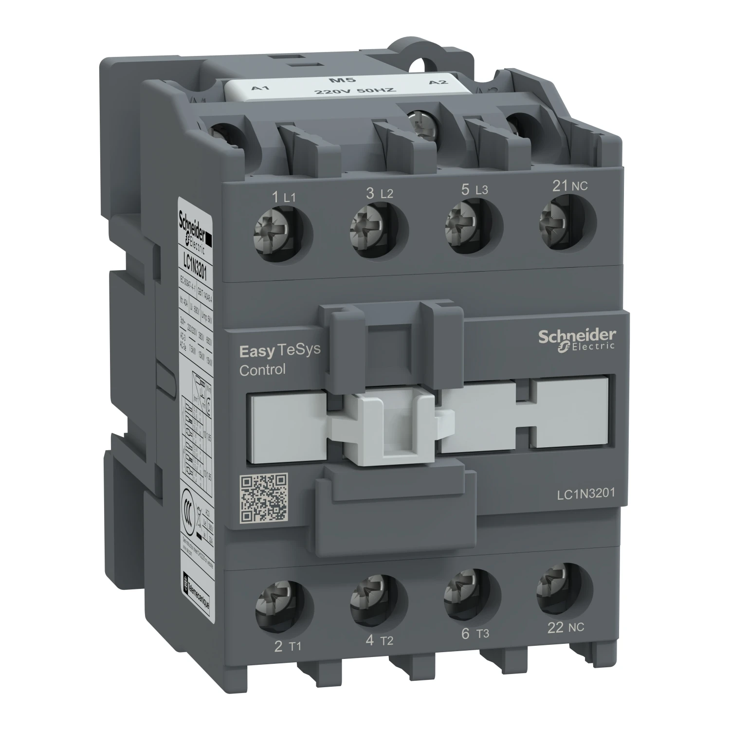 

Контактор переменного тока 32А LC1E3201M5N, новая модель LC1N3201M5N