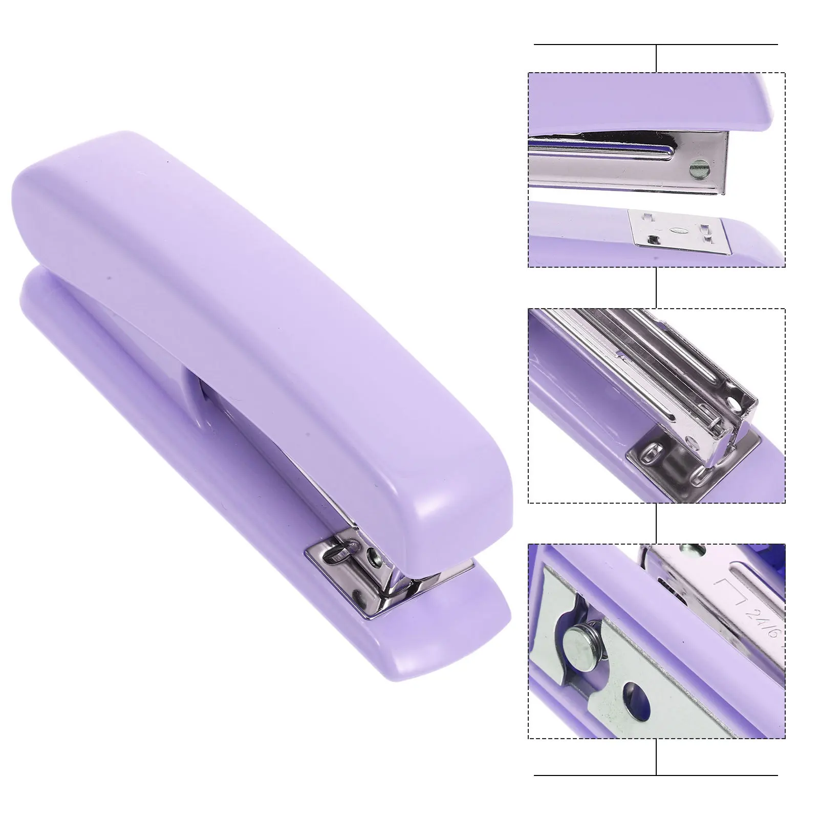 

Green Mini Heavy Duty Desktop For Office School Home Compact Hand Stapler Travel Size Papers Stapling Machine Student