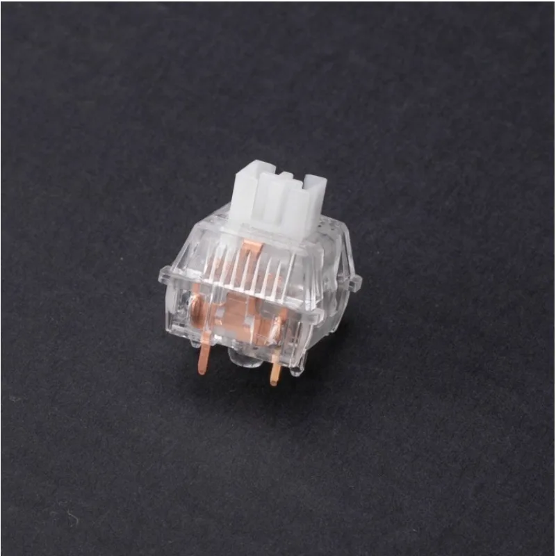 LEOBOG Transparent Mechanical Keyboard Switch Post-Factory Lubrication Linear Axis Body Costom Mahjong Sound for Gifts Giving