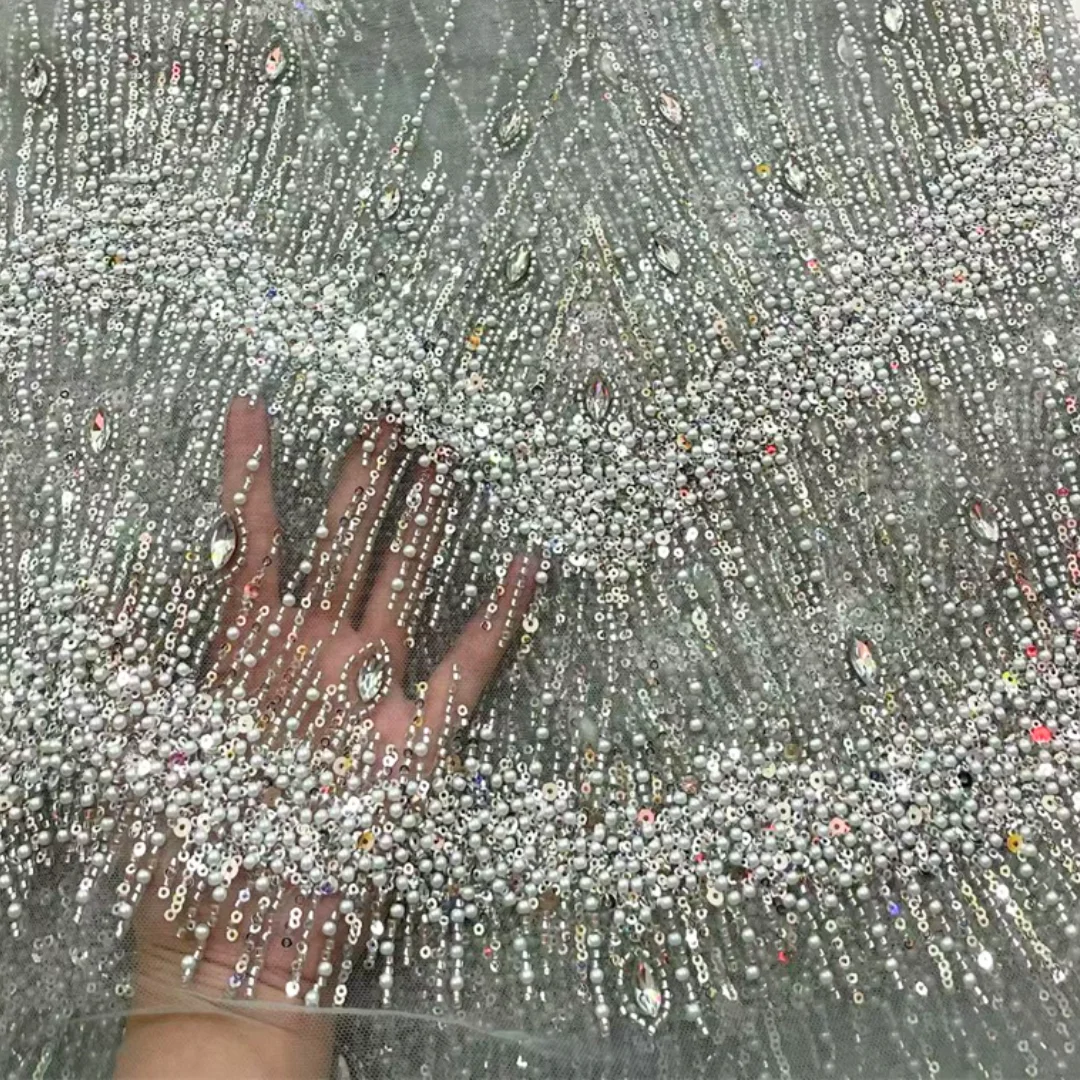 Embroidery Ai - قماش دانتيل أفريقي فاخر عالي الجودة