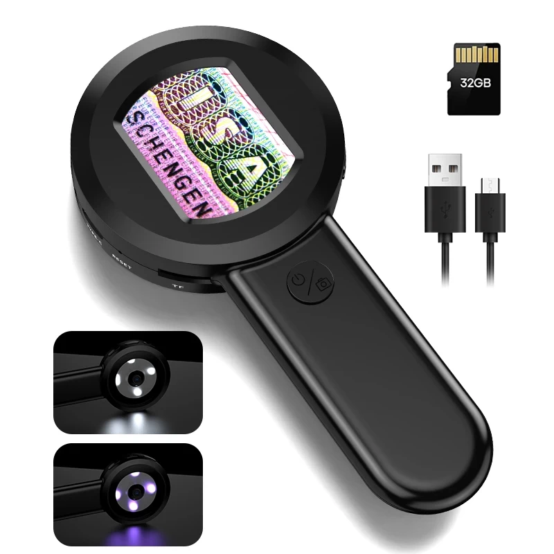 

Magnifier Microscope No focusing required 2-inch high-definition screen 2 Color Light Mode Windows/Mac Compatible photograph