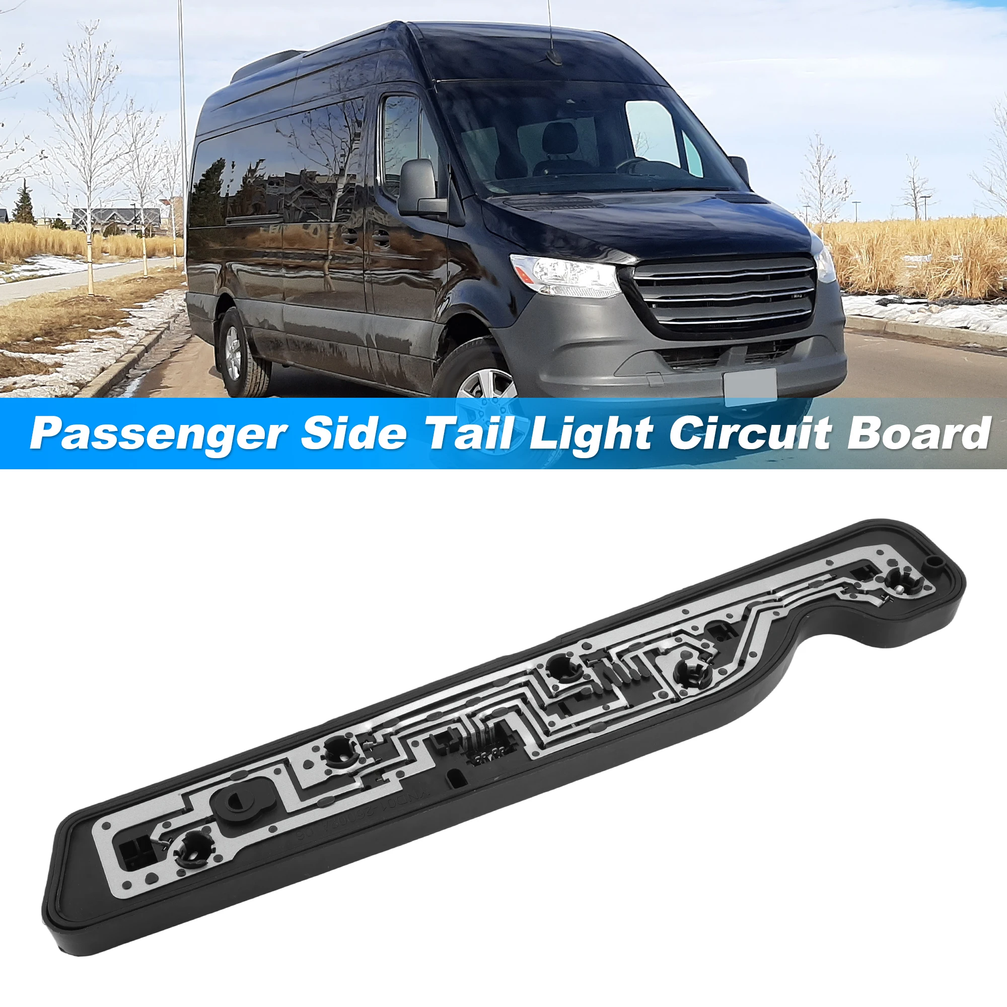 UXCELL Passenger Side Tail Light Circuit Board w/ Bulbs for Mercedes-Benz W907 W910