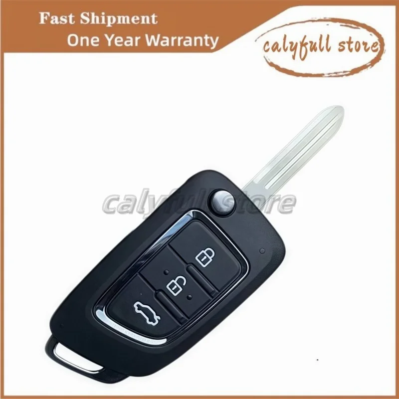 

3 Button Folding Flip Remote Key For DongFeng Aeolus A30 AX4 AX7 AX3 AX5 Remote key No Chip