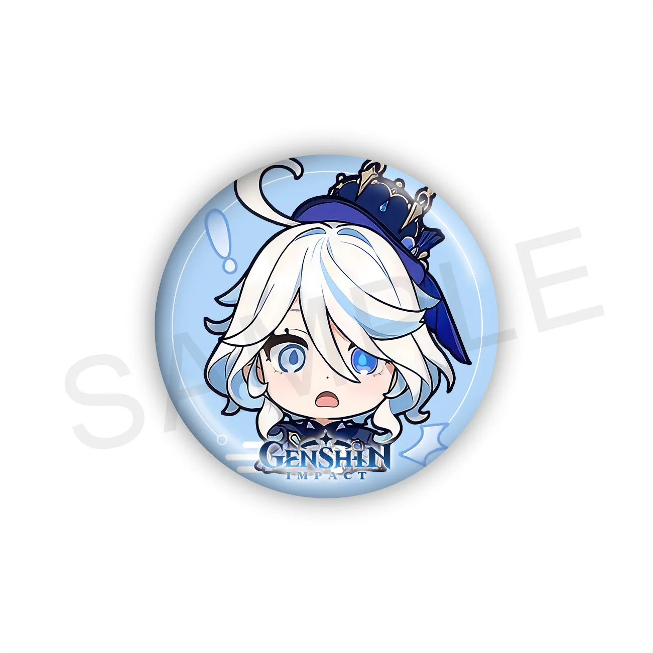 Funingkafu Water God Multiple Styles and Unique Models Characters Peripheral Mini Badges and Pins HD Pattern Decorating Gifts