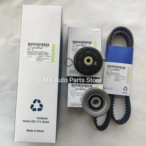 Imagen 2 del producto Kit tensor de correa de distribución OEM # 24422964 24436052 95516740 55574864   Para 09-14 Chevrolet Cruze Sonic Epica Buick Regal 1.6L 1.8L