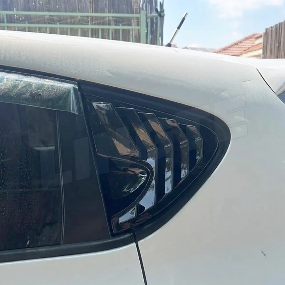 Rear Quarter Window Louver Cover For Seat Leon 1P MK2 4Door Hatchback 2005-2012 Pair Rear Window Triangle Shutter Bodykit Tuning