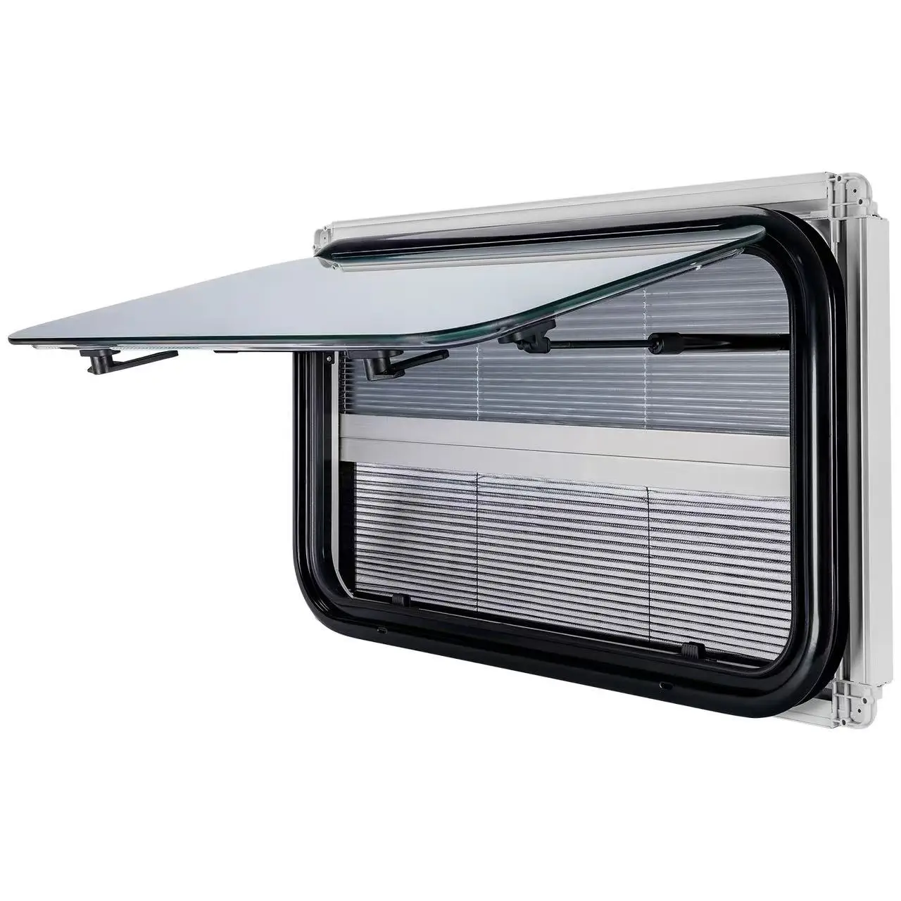 Wholesale Aluminum Alloy Push Out RV Window for Motorhome Caravan Camper Boat Yacht RV Trailer Acrylic Glass 43R