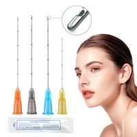 50 Uds Micro cánula 25G 50mm 14g 100mm Micro punta canula Roma para relleno 18g 21g 22g 23g 27g