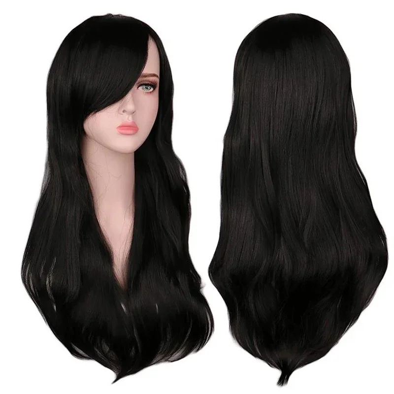 

QQXCAIW Tanaka Asuka Wig Anime Sound! Euphonium Women Black Curly Hair Tanaka Asuka Cosplay Wigs Christmas