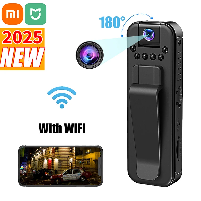 Xiaomi Wifi 1080P Body Mini Camera Portable Digital Video Recorder Police BodyCam Infrared Night Vision Miniature Camcorder