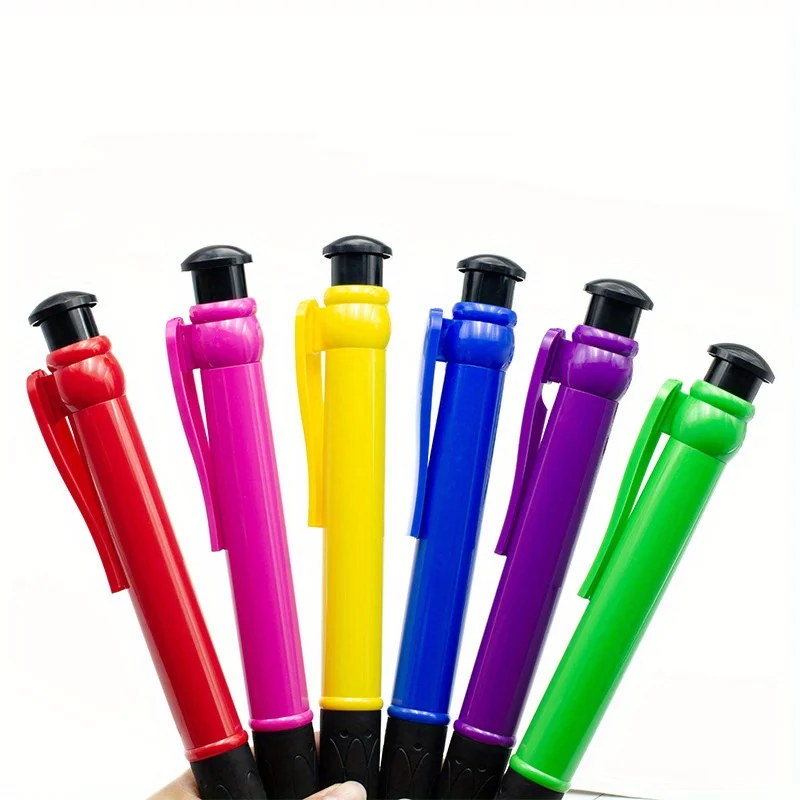 1 قطعة أقلام جامبو، قلم حبر جاف ضخم متعدد الألوان مقاس 11.22 بوصة، هدايا للحفلات لحفلات أعياد الميلاد، هدايا مكتبية لزملاء العمل