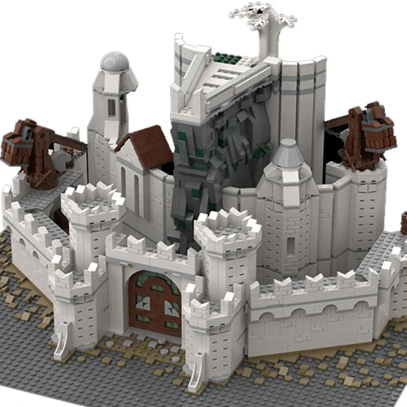 Anelli film castello modello Moc mattoni da costruzione torre del sole tecnologia fortezza blocchi modulari regalo giocattoli di natale set fai da te assemblaggio