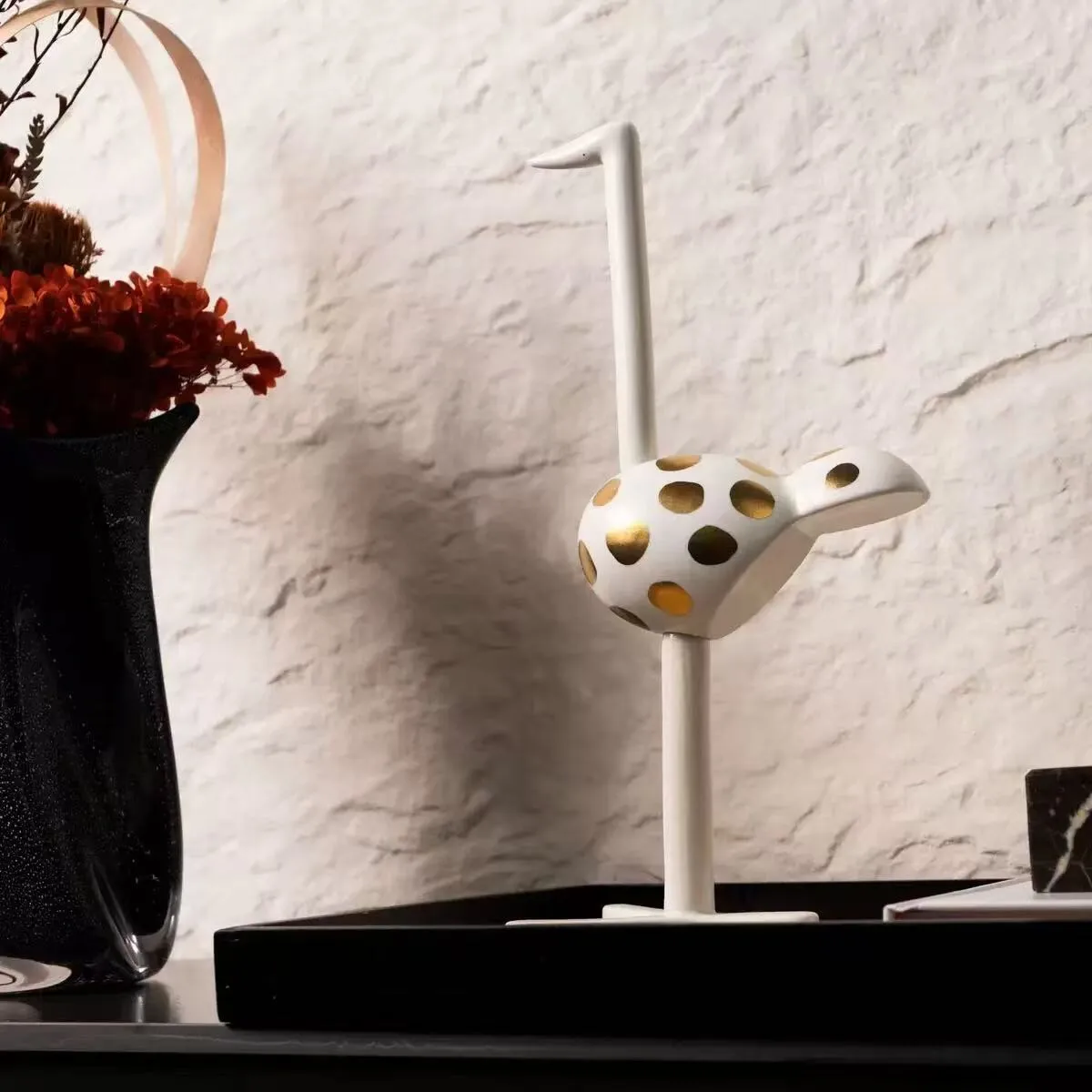 Modern minimalist art bullfighting decoration model room desktop glazed cattle and horses animal home desktop ornaments