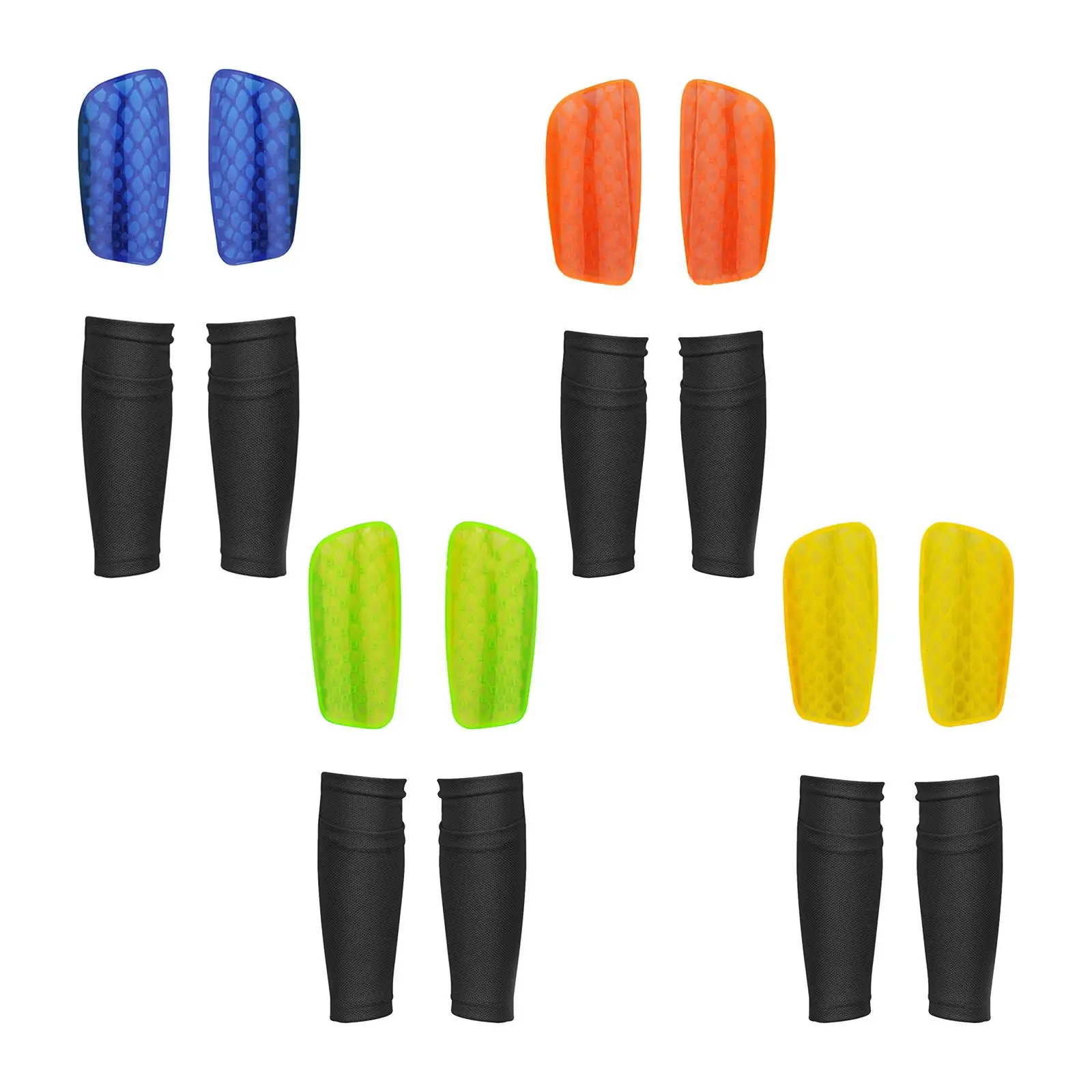 2 Pieces Soccer Shin Guards Shin Guard Sleeves Practical Shin Pad Impact