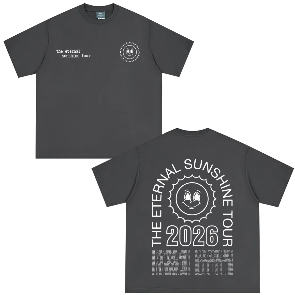 Ariana Grande The Eternal Sunshine Tour Graphic Merch 2026 T Shirt Men Women 100% Cotton T-Shirt Summer Y2k Casual Tee Shirt