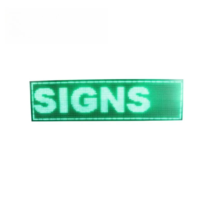 Double Sided 40 * 100cm RGB Outdoor Light Emitting Diode Display Light Emitting Diode Banner Light Emitting Diode Mobile Logo