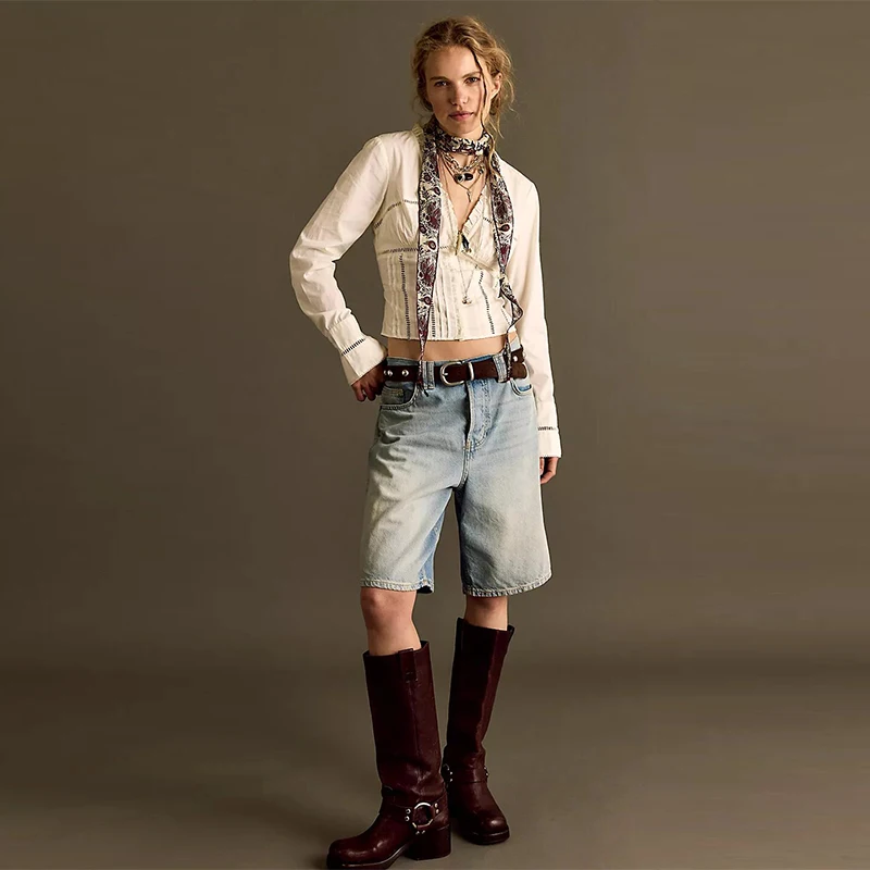 

Женская белая туника с v-образным вырезом, облегающие длинные топы, женские топы для свиданий, 2320, новая женская универсальная одежда