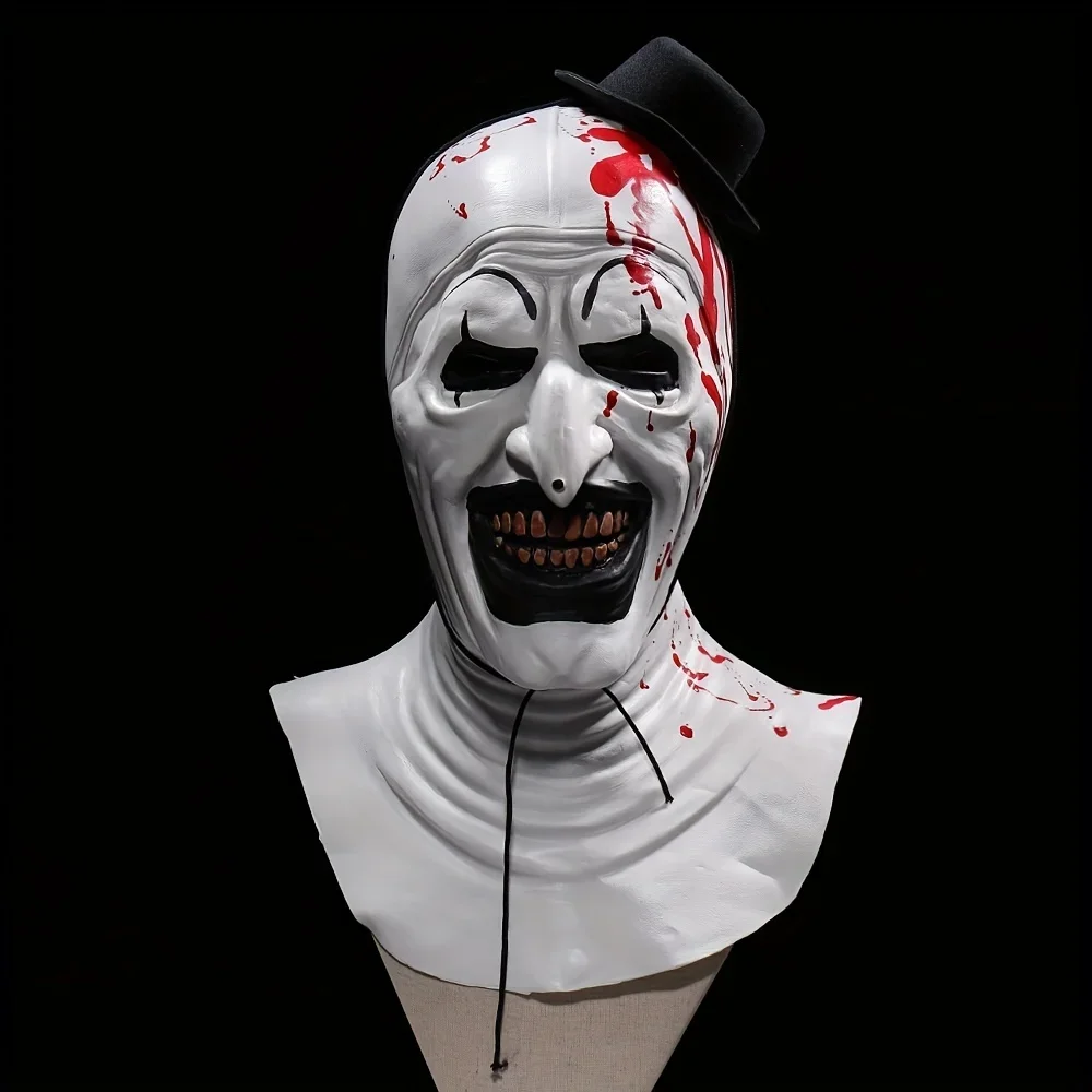 

Halloween Party Horror Scary Clown Latex Cosplay Mask Halloween Decor Party Stage Prop Party Supply Costume Props Party Decors