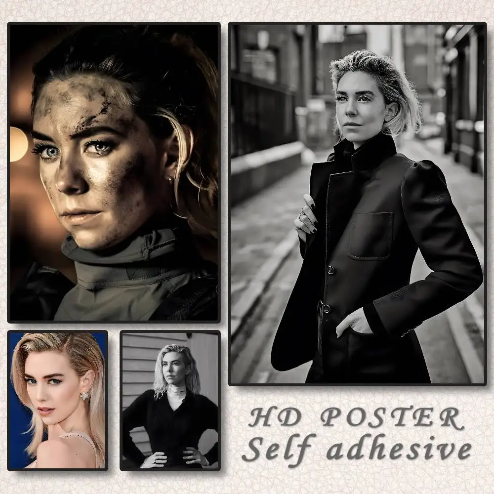 ملصق الممثلة V-فانيسا كيربي HD جدار لزج فني مقاوم للماء لغرفة المعيشة المنزلية وغرفة النوم والديكور الجمالي #5