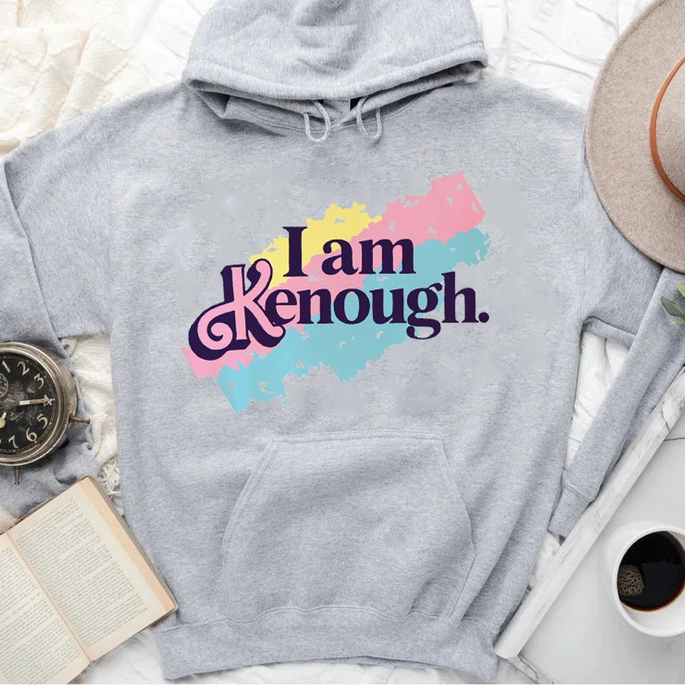 

I Am Ken Enough Hoodie Comfort Colors Enough Sweatshirt Hot Movie Hoodies Pullover