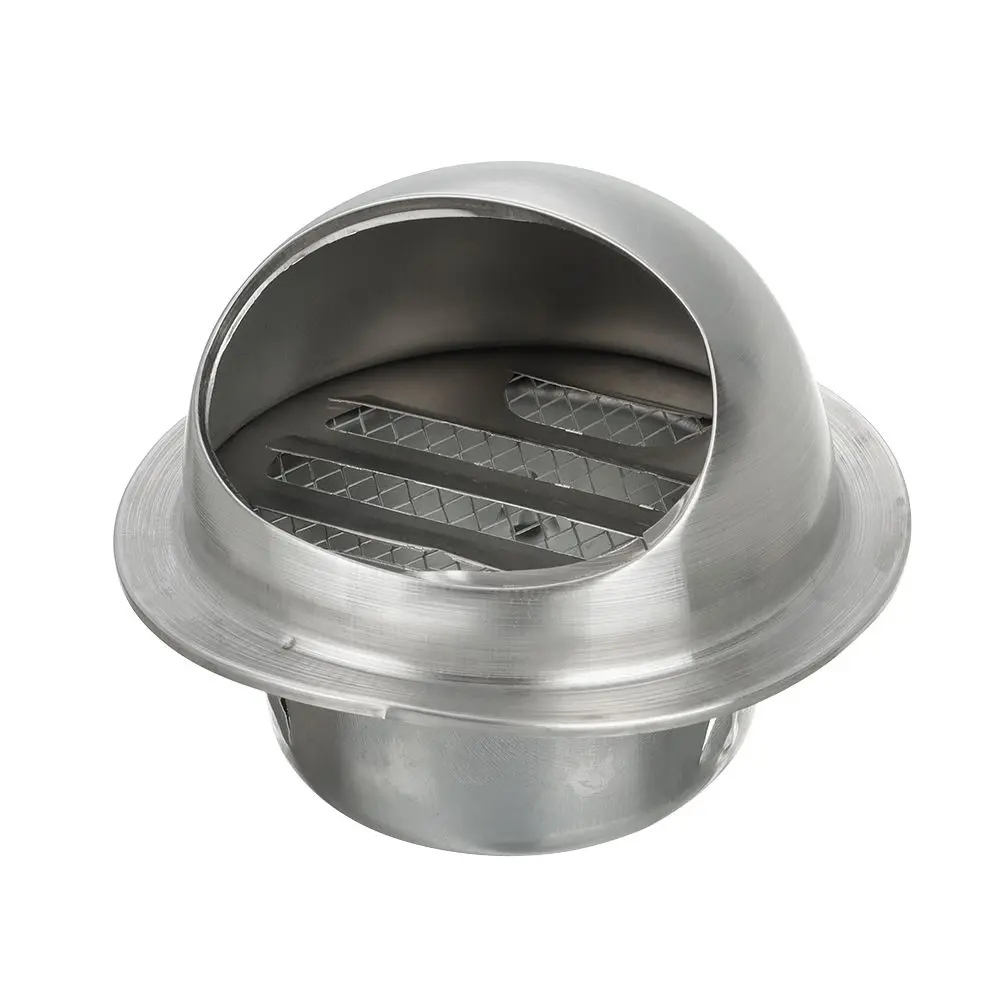 Circulation Anti-bird And Rat Round Vents Waterproof Cap Exterior Wall Air Vent Vent Outlet Cover Ducting Ventilation Grilles