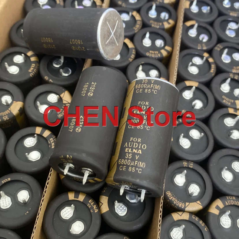 2PCS/10PCS original ELNA FOR AUDIO 6800UF 35V 25X50MM 85C electrolytic capacitor Free Shipping LAO 35V6800UF