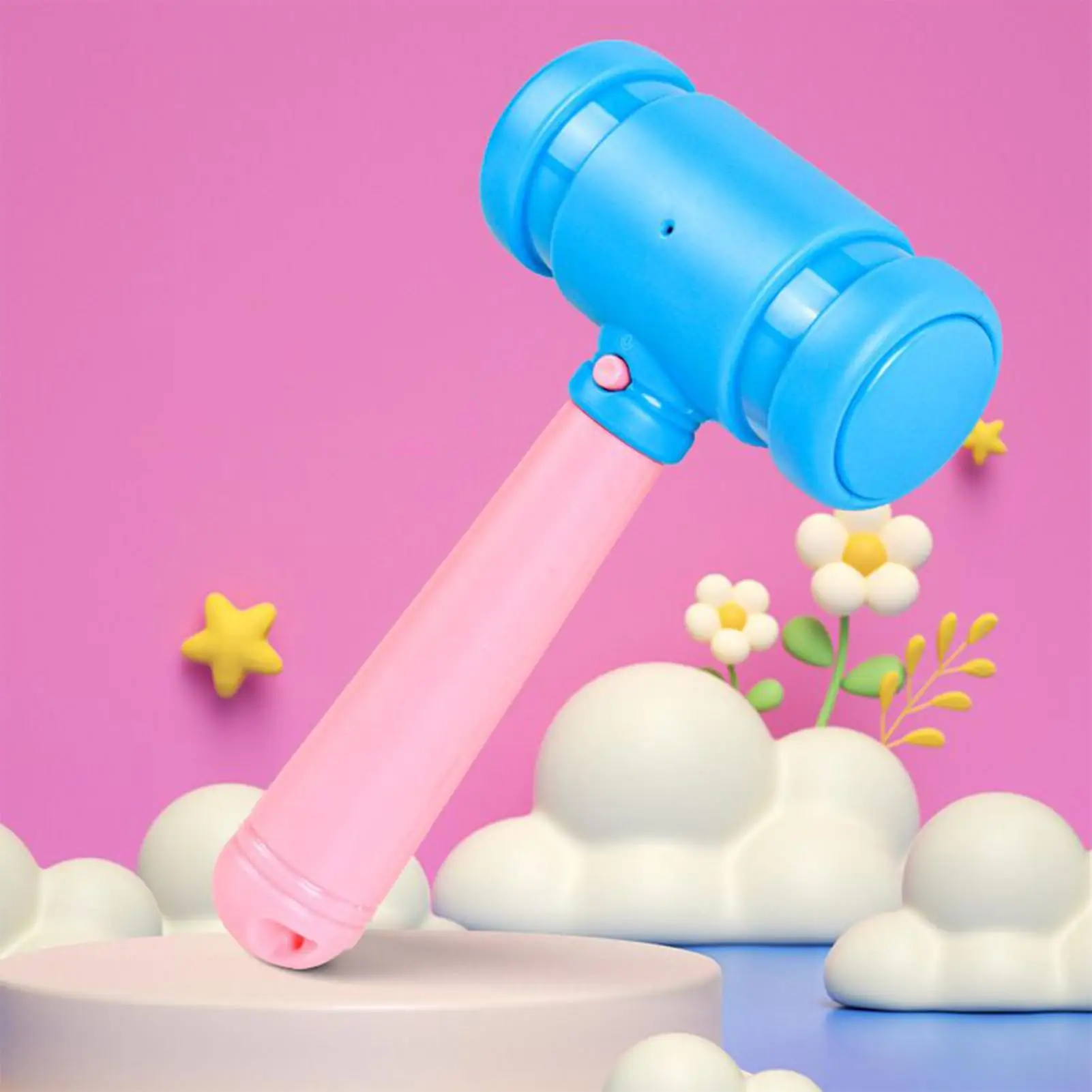 Piepend hamerspeelgoed Grappige opnamehamer voor baby Educatief bonzend speelgoed Indoor Games voor zintuiglijk spelen Voorschoolse vakantie