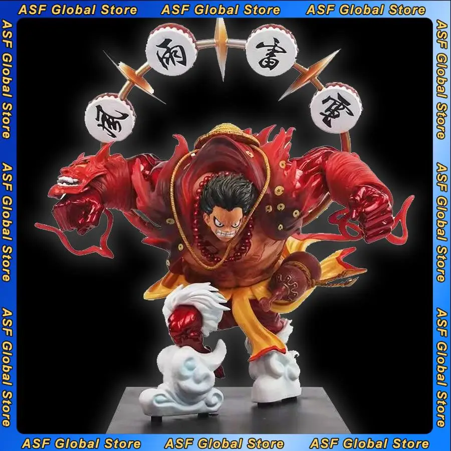 35 cm Nieuwe EEN STUK Anime Figuur Gear Vierde Luffy Perifere PVC Model Standbeeld Desktop Decoratie Ornamenten Verjaardagscadeautjes Speelgoed