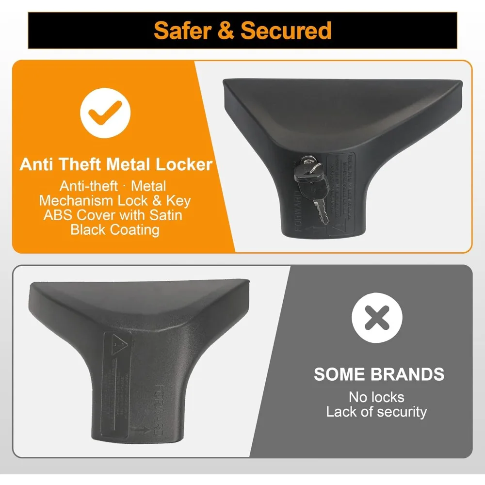 أشرطة متقاطعة لرف السقف من Autekcomma متوافقة مع موديلات Toyota RAV4 2019-2025، باستثناء 2024 LE، Adventure، TRD للطرق الوعرة، وHyb #4