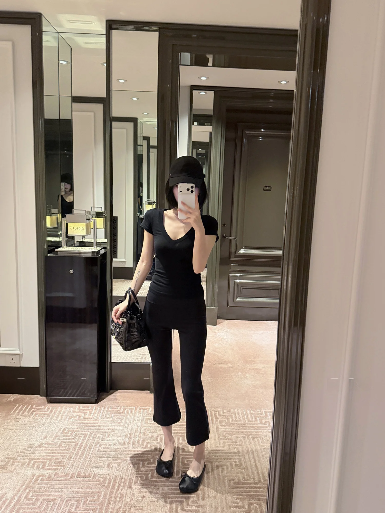 

High Waist Bell Bottom Elastic Waistband Lift Butt Leggings for Women Casual Style Nylon Fabric Summer Collection
