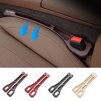 2pcs Car Seat Gap Filler Organizer Pu Waterproof Car Seat Gap Plug Strip with 2 Grooves Seat Gap Storage for Skoda Octavia