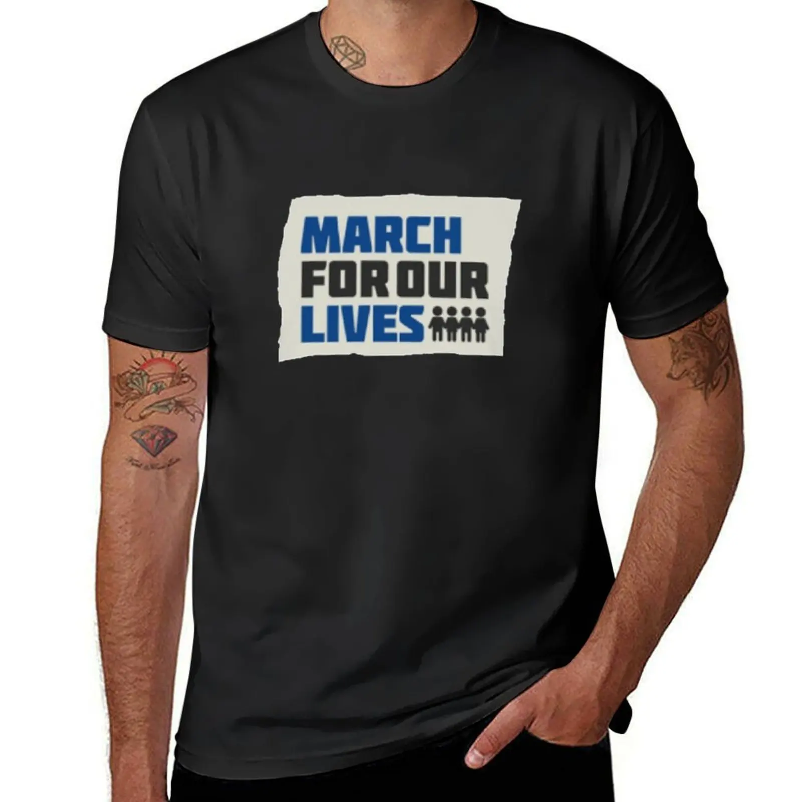 march for our lives T-Shirt Blouse funnys heavyweights korean fashion mens white t shirts