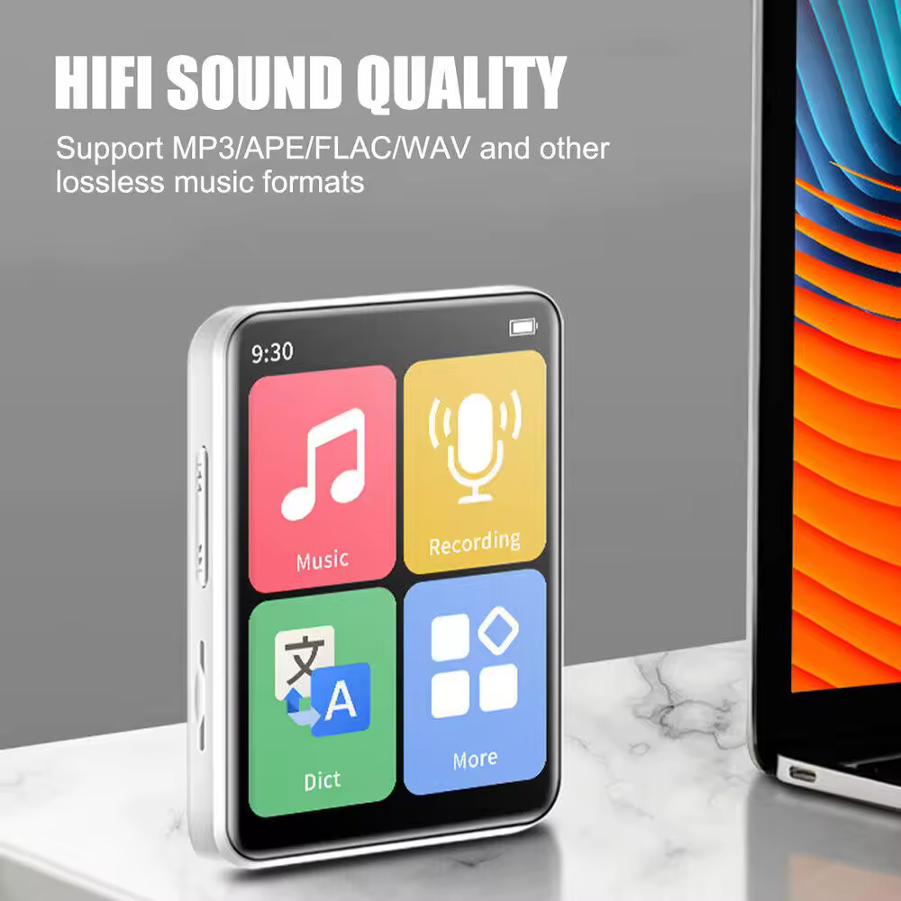 2024 New Portable MP4 MP3 Player Bluetooth 5.0 Clip Mini Walkman Student Full Touch Screen Sport Lossless HIFI Music FM Radio Похожие на AliExpress