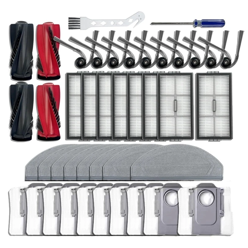 

AC39-For Roborock Saros 20 Sonic / G30S Pro Vacuum Cleaner Main Side Brushes Filters Dust Bags Mop Pads Spare Parts