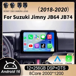 9 Inch Android 16 For Suzuki Jimny JB64 JB74 2018 - 2020 Multimedia Video Player Car Radio Stereo GPS Navigation Carplay