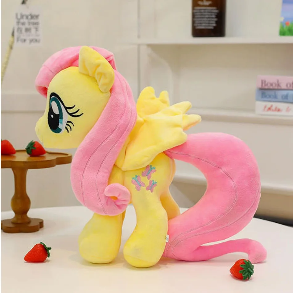 Novedad 2026: Juguetes de Peluche My Little Pony, Twilight Sparkle, Pinkie Pie, Rarity, Fluttershy, Applejack, Rainbow Dash, Muñecos de Peluche, Regalo de Navidad