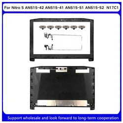 Funda trasera LCD para Acer Nitro 5, AN515-42, AN515-41, AN515-51, AN515-52, N17C1, bisagras de pantalla