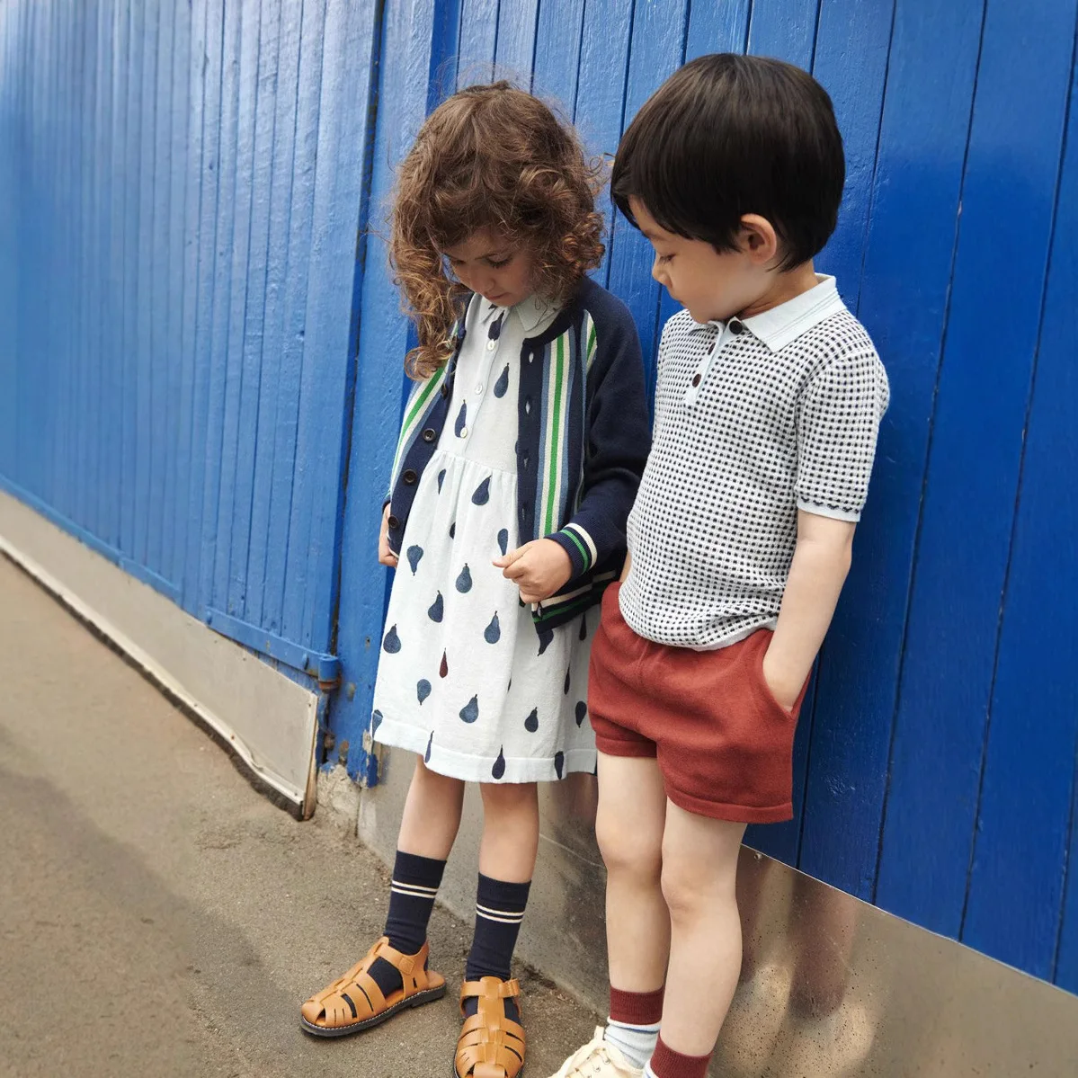 SS25 الدنمارك الفصيلة نمط باب Fb العلامة التجارية متماسكة تي شيرت + تنورة مجموعة ملابس الطفل مجموعة لطيف القمم القطن سترة الكرتون الأطفال أبلى #2