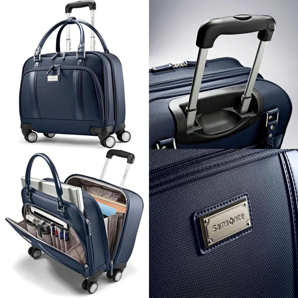 

Women's Mobile Office Spinner Luggage in Midnight Blue, One Size