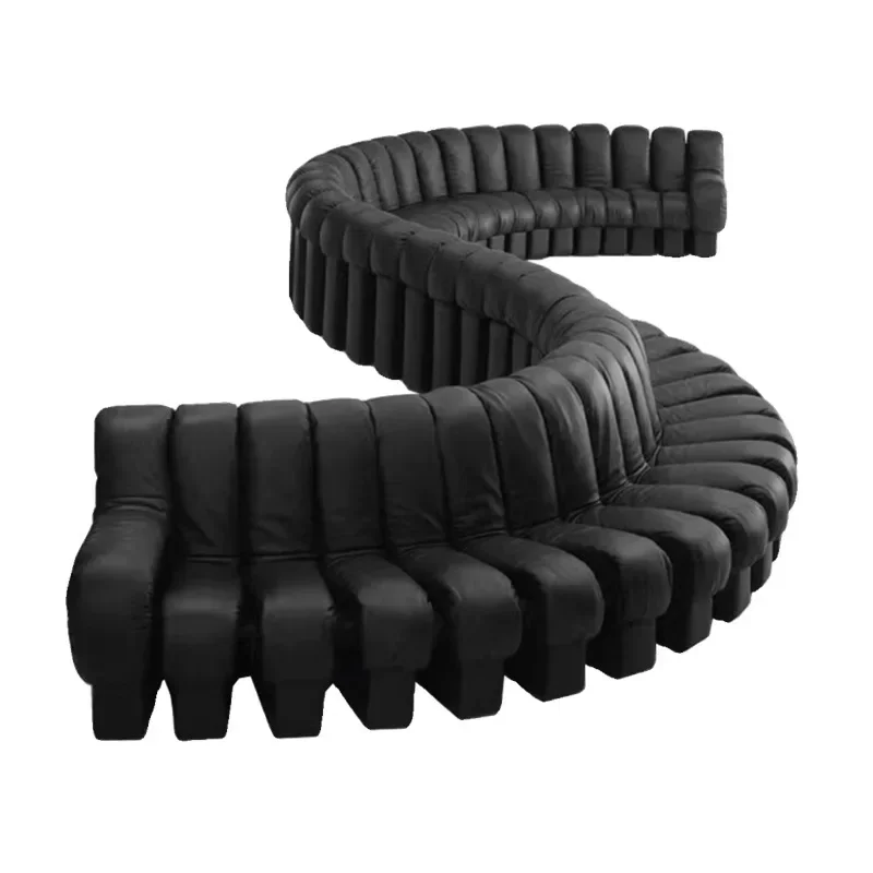 Italian minimalist snake sofa light luxury special-shaped creative designer leisure sofa module combination