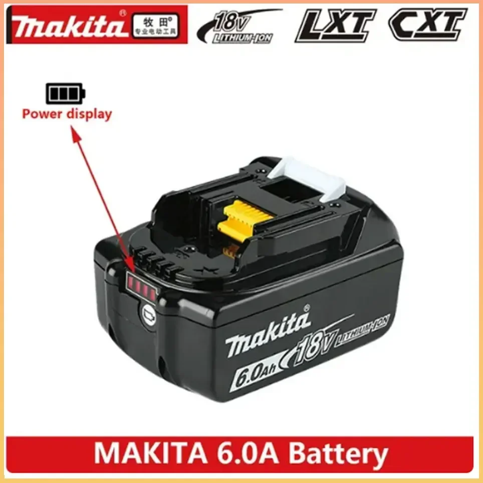 

Original 18V 6000mAh Makita Power Tools Replacement Accessories BL1860 BL1850 BL1830B BL1815 Li-ion Rechargeable batteries Pack