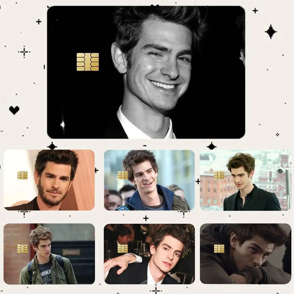 

A-Andrew Garfield HD Waterproof Card Skins Protective Stickers for Credit Bank Game Cards