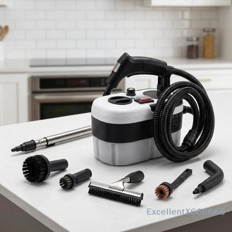 High Pressure Steam Cleaner 1600W Fast Heating EU US Plug Powerful Stain Remover for Household Curtain Blinds Dust Cleaning