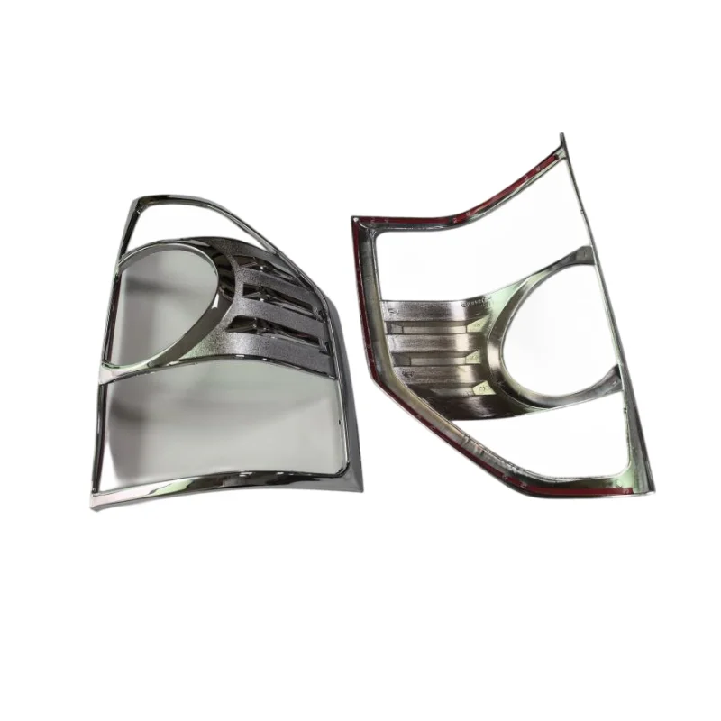 

Pair Chrome Rear Tail Light Trim Cover For Mitsubishi Pajero V73 2001-2006